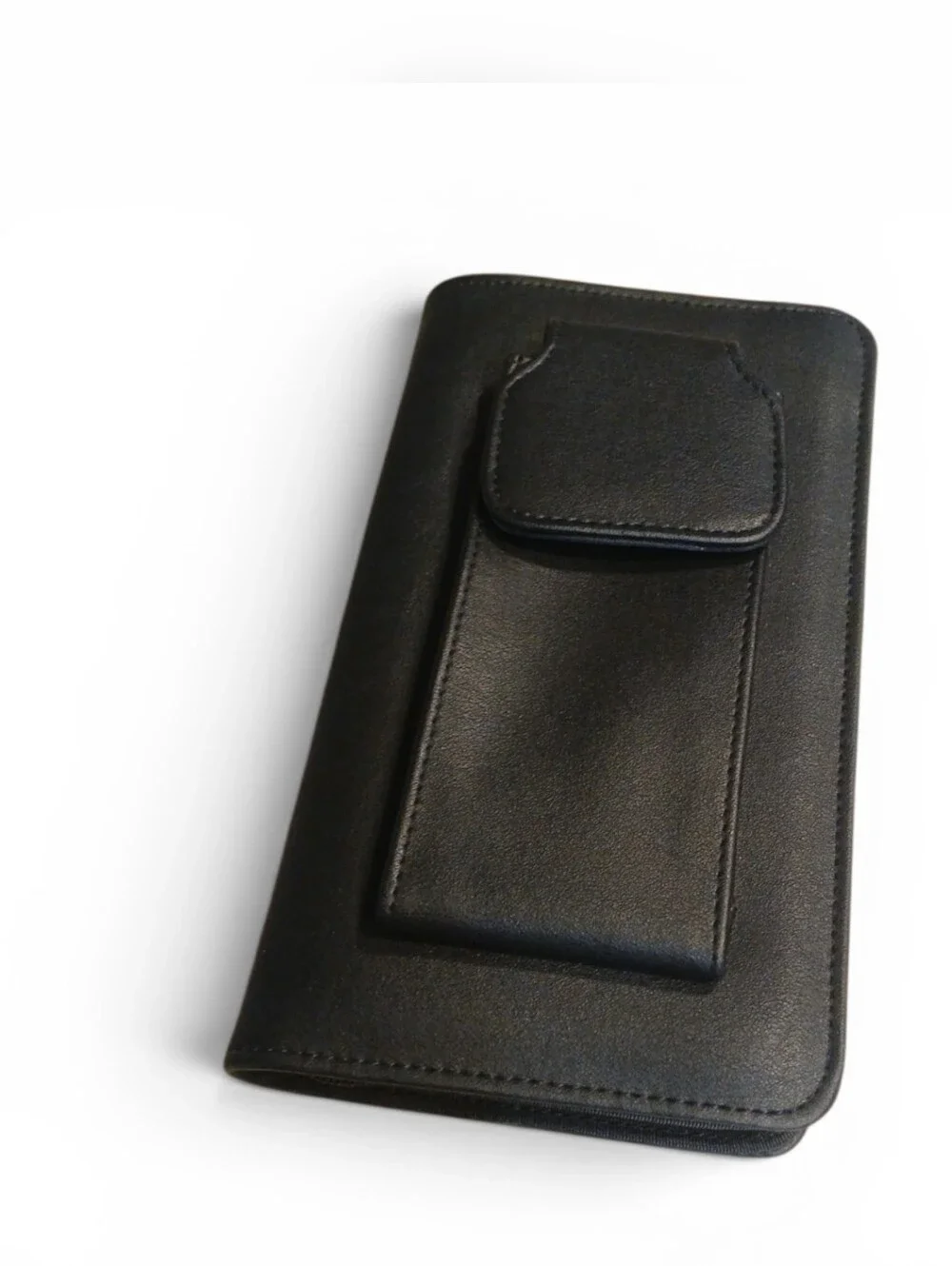 Sweda Leatherette Cell Phone Wallet & Solar-Powered Multi-Function Calculator
